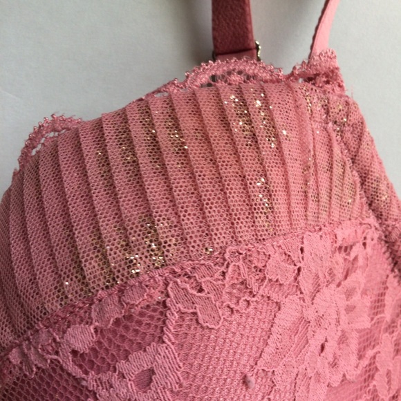 VICTORIAS SECRET DREAM ANGELS LINED DEMI BRA SIZE 34 D - Picture 5 of 16